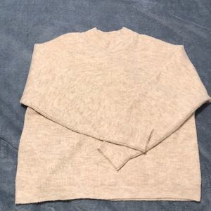 Leith Mock Neck Cozy Sweater